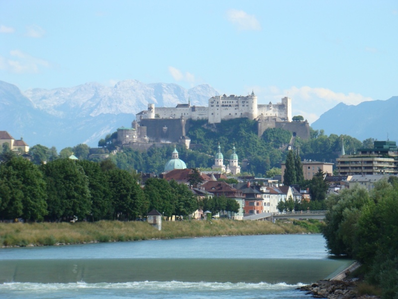 Salzburg - twierdza na szczycie Mönchsberg