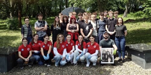 Prace porządkowe na grybowskim cmentarzu żydowskim