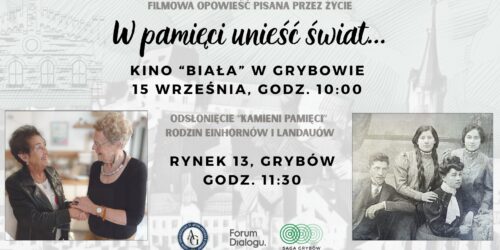 Projekt „W pamięci unieść świat”,  warsztaty