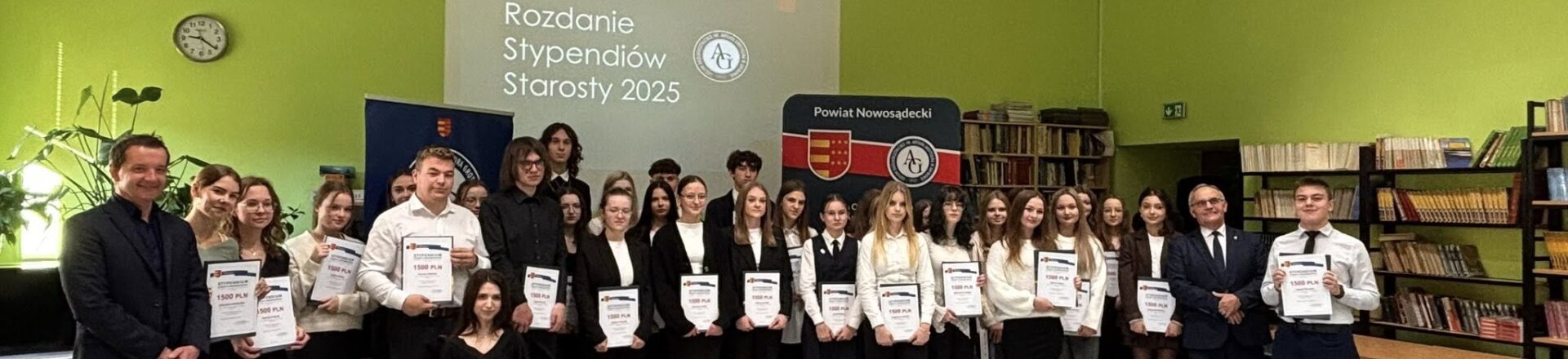 Wręczenie stypendiów Starosty Nowosądeckiego