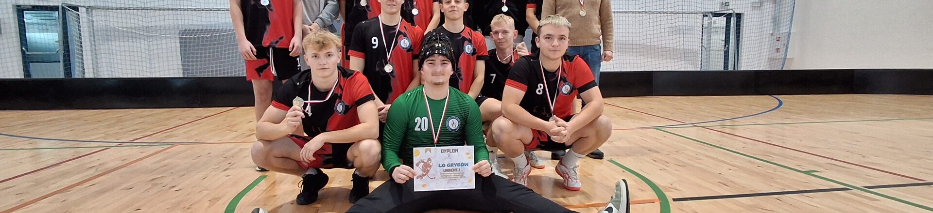 Powiatowa licealiada w unihokeju chłopców