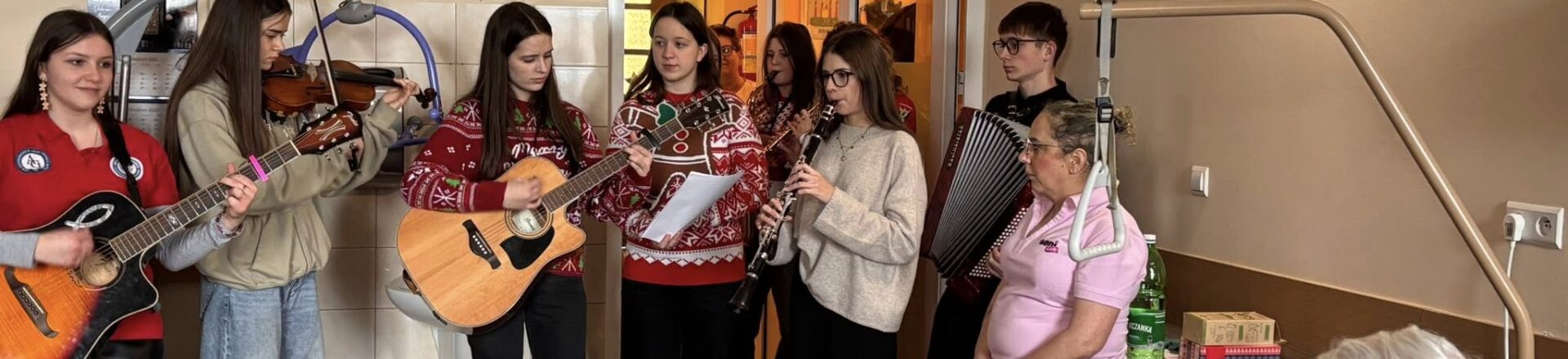 Spotkanie przedświąteczne w ZOL „Caritas” w Grybowie