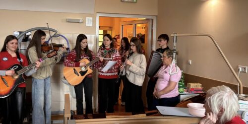 Spotkanie przedświąteczne w ZOL „Caritas” w Grybowie